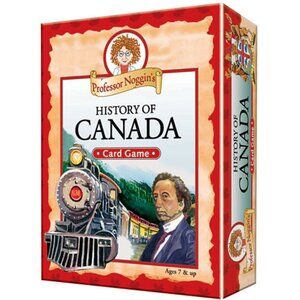 3/$55❤️new sealed Professor Noggin’s History of Canada Card Game Kids Trivia